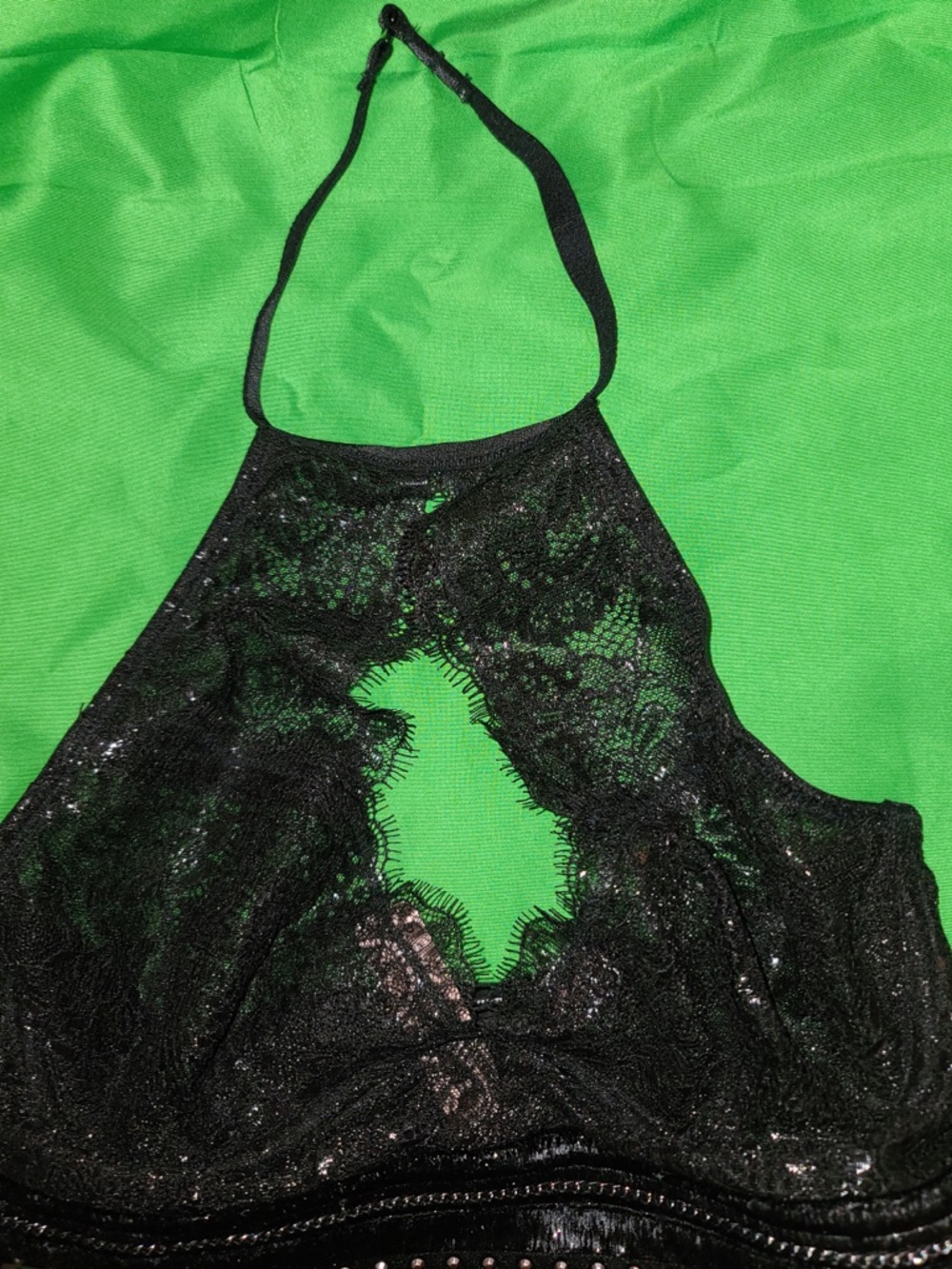 Victoria's Secret black lace bra size s/p NWT